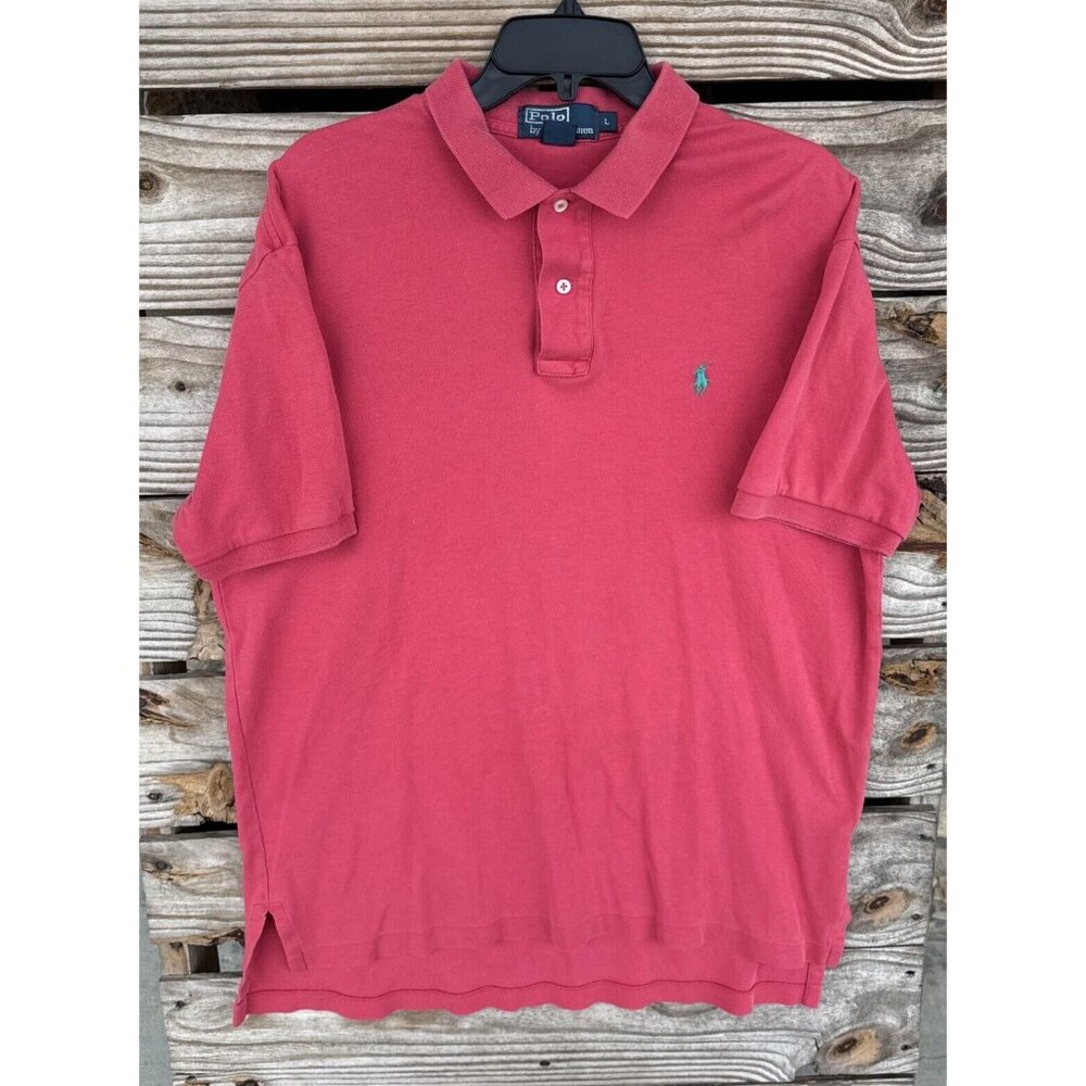 Polo Ralph Lauren‎ Men's Large Pink Short Sleeve Classic Fit Polo Shirt